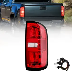 Nilight 2015 2016 2017 2018 2019 2020 2021 2022 Chevy Colorado Rear Lamp Replacement Taillight Assembly OE Style Passenger Side w/Bulbs