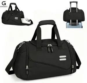 GOODICE 30L Waterproof Gym Duffel Bag for Men Women, Waterproof Overnight Weekend Travel Backpack with Shoe Compartment, Sports Outdoor Workout Large Capacity Tote Duffel Lightweight Carry On Handbag Gym Weekender for Business Trip mothers day gift ideas
