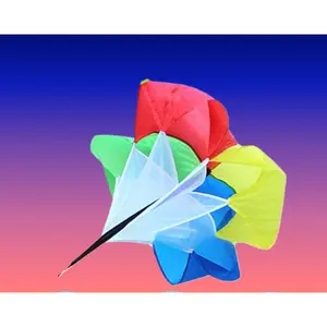 Rainbow Resistance Parachute for Kids Basketball Training and Running Exercises Dual Parachute System with Individual
