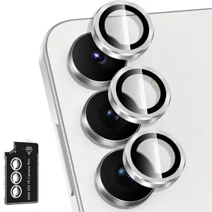 For Samsung S25 FE 5G Phone Camera Lens Protector Metal Ring Protector Protection Cell Phone Lens Accessories