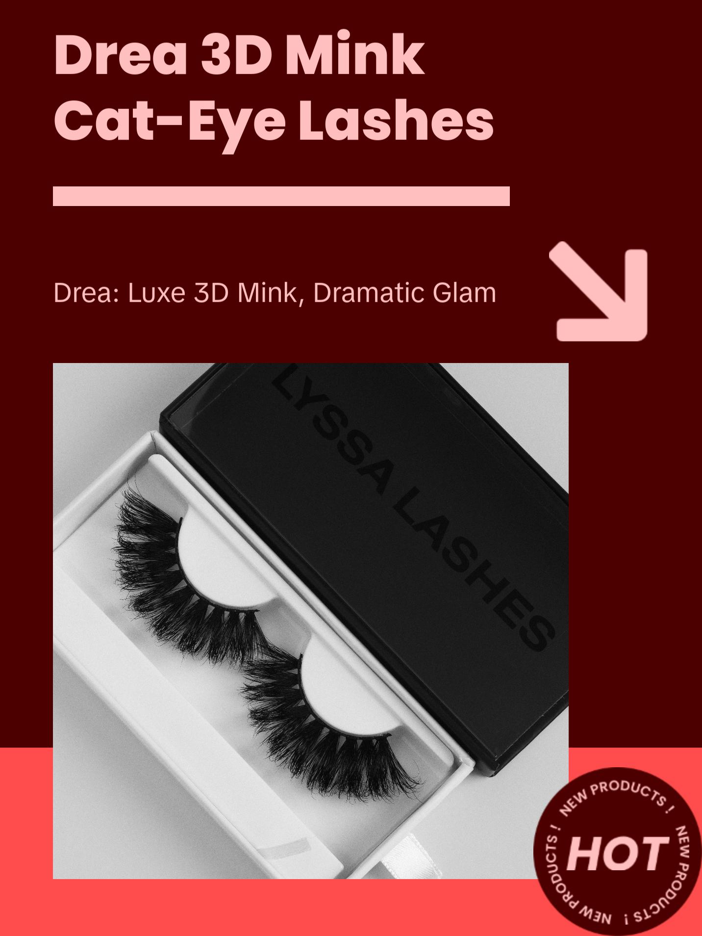 Drea | 3D Mink Strip Lashes