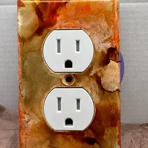 Handmade wall plate electrical outlet cover Decoration