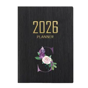 Journal School Office Agenda Organizer 2026, English Planner Book, Mini Portable Pocket, Daily Schedule Book, Thin Weekly Calendar, Compact Calendar
