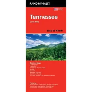 Rand McNally Easy to Read: Tennessee State Map -- Rand McNally, Sheet Map, Folded