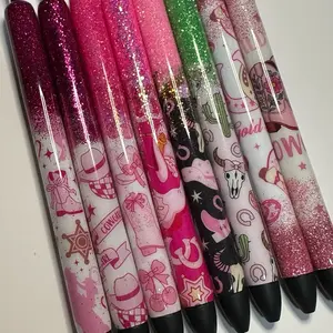 Cowgirl Glitter Pens/ Epoxy Glitter Pens/ Glitter Pens/ Western Pens