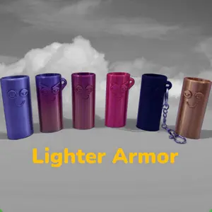 Lighter sleeve, armor, cover, Lighter, smoke, fire, gift, lighter cover, lighter sleeve, sleeve