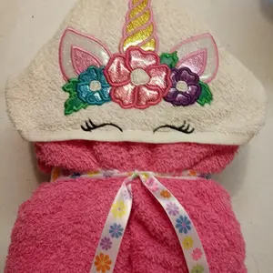 Personalized Kids Hooded Bath Towel