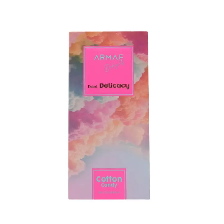 Armaf Delicacy Cotton Candy Eau de Parfum, Sweet Gourmand Scent with Vanilla & Musk for Layering, Unisex EDP for Casual Wear, 2.3 fl oz, Liquid, 3 To 3.9 Fl Oz