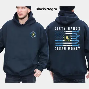 American And Guatemala Flag Hoodie, Blue Collar Workwear Hoodie, Blue Collar Men's Graphics Shirt, Guatemala Dad Gifts, Workwear Graphics Hoodie, Casual Mens Wear