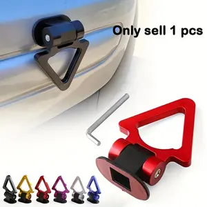 Universal Car Simulation Decorative Tow Hook Ring, Adhesive Tow Hook Sticker for Car Decoration, Stylish Auto Accessories, Vehicle Exterior Decoration, Automotive Decoration