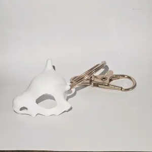 cubone skull keychains