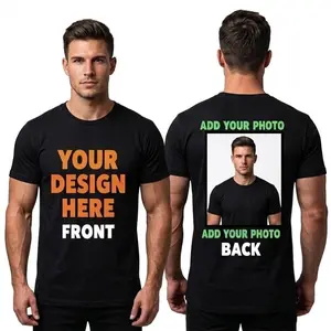 [Customized]Double-Sided Say Goodbye to Matching Outfits! DIY Custom T-Shirts 👕Print Your Own Designs on Both the Front and Back. The Ultimate Creative Gift Idea for Couples and Besties!Unique Gift Idea for Men & WomenDIY  T-Shirt estado merch  funny