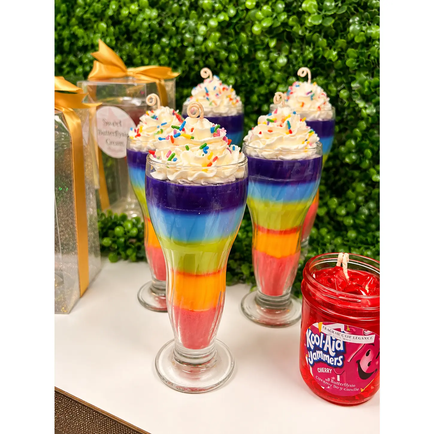 Confetti Float sprinkle Candle