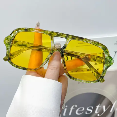 Fashion Vintage Glasses for Women & Men, High Quality Daily Wear Eyewear, Simple Versatile Decoration Frames, Unique Shape, Unisex, Tinted Lens Glasses, Casual Stylish Design, Fashion Accessory Eyewear
