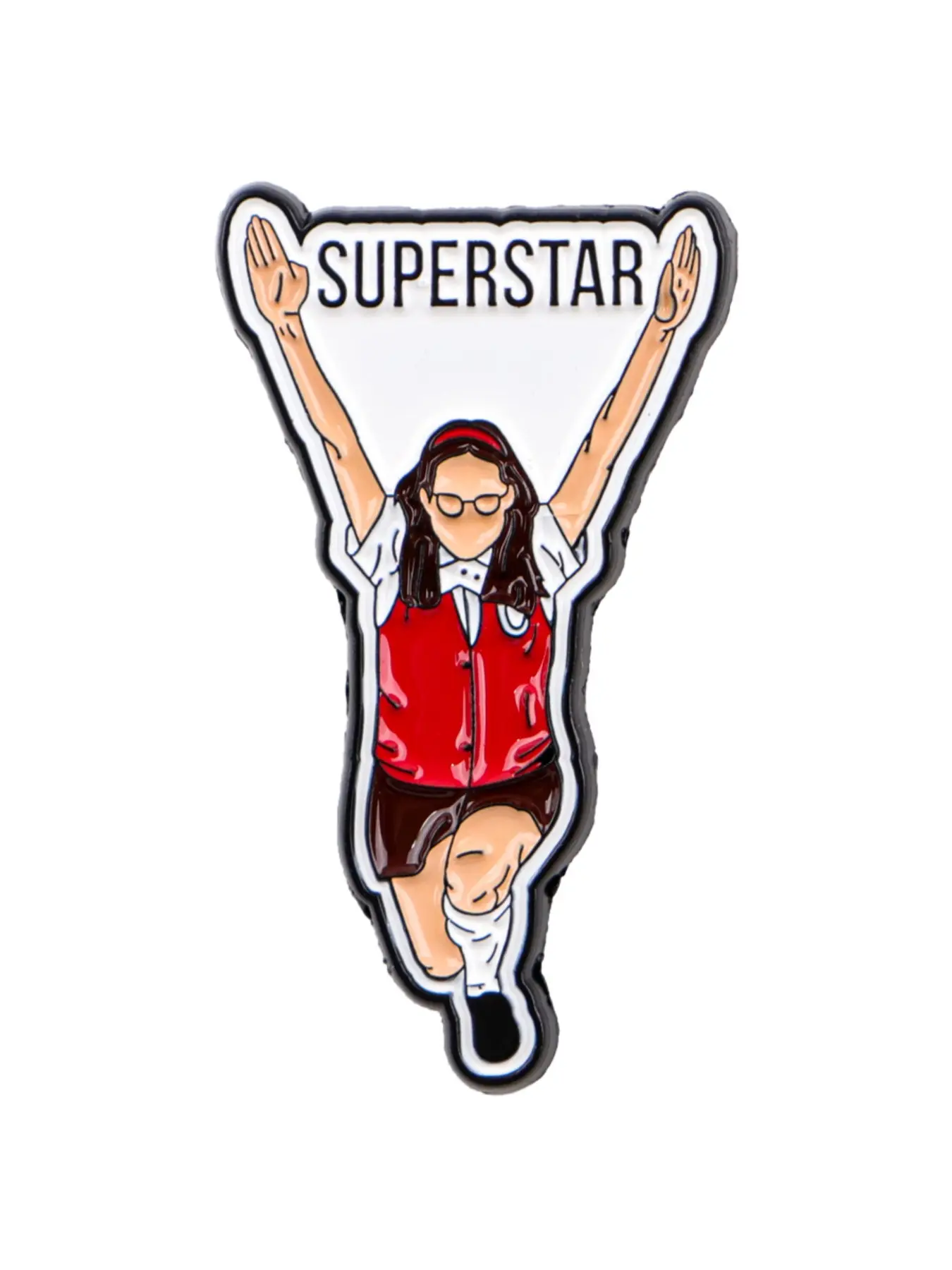 SUPERSTAR Cartoon Brooches and Pins, Brooch Clip, Flower Brooch, Lapel Brooch, Letter Brooch Pin, Unique English Badges, Personalized Fashion Accessories, Casual Style, All Seasons