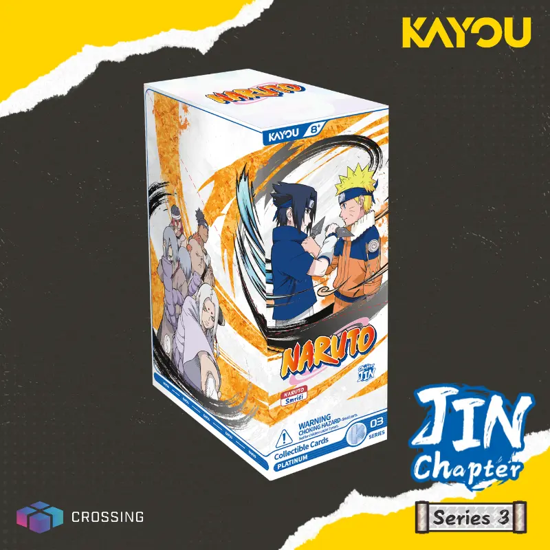 NARUTO KAYOU 英語版 未開封ボックス シュリンク付き 10パック入 Amazon.com: KAYOU Naruto Smriti Collectible Card, Chapter Jin