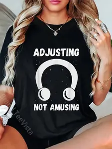 100% Cotton Body Piercer Adjusting Not Amusing Body Piercing Dermal T-Shirt