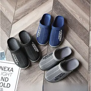 Men's dual-purpose slippers, non-slip slippers, summer beach outer wear clogs-breathable trendy casual slippers