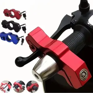 AntiTheft Handlebar Lock Throttle Grip Aluminum Alloy for Electric Bike Motorcycle Bicycle Portable Locking Security Device Parking Lock