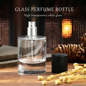 High-transparency glass perfume bottle | Stylish and minimalist spray design | Eco-friendly and durable perfume container | Suitable for everyday use and convenient for travel.