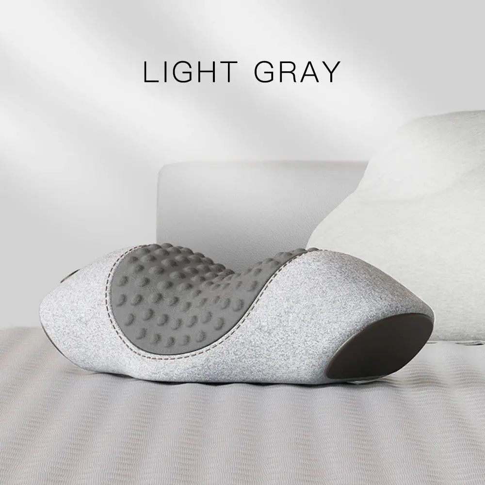 Hot Compress, Vibration Massage, Neck Traction, and Memory Foam for Spine Support
