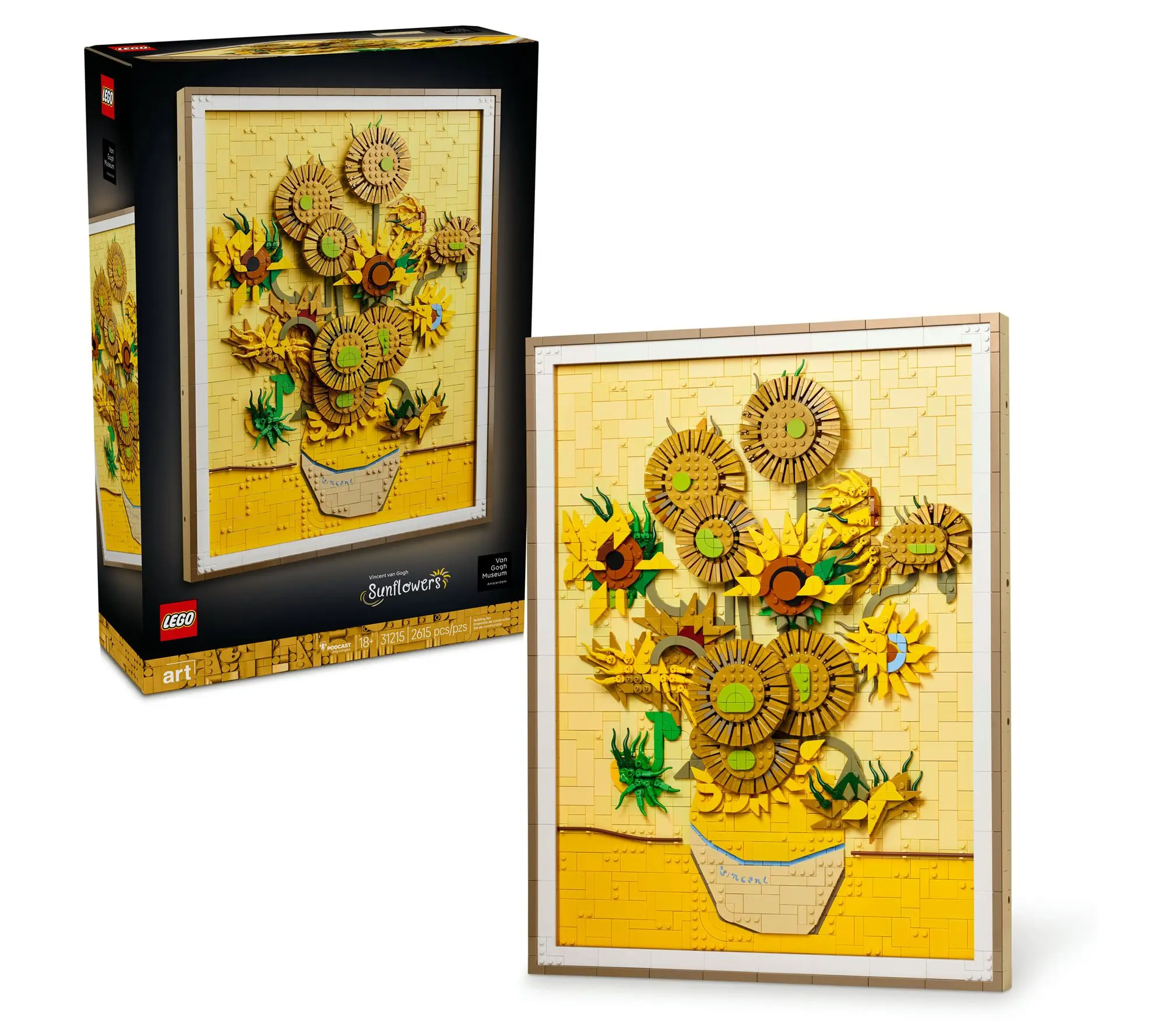 LEGO Art Vincent van Gogh - Sunflowers Wall Artwork Set 31215 LEGO Art Vincent van Gogh - Sunflowers Wall Artwork Set 31215