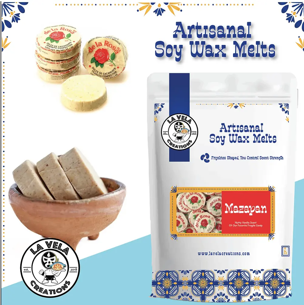 Mazapan ~ Nutty Vanilla Mazapan Scent Artisanal Soy Wax Melts