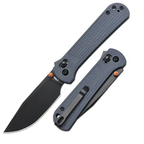 CJRB Bolt Folding Knife - 3.25in Corrosion-Resistant AR-RPM9 Steel Blade, G10 Handle, Recoil Lock, Pocket Clip, Lightweight EDC Gear, Stainless Steel Tool, Hunt Accessories, Built for Camping Hiking EDC, Mens Gifts, Guys Gifts
