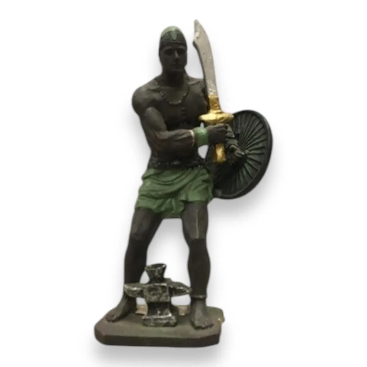 5" Resin Ogun Orisha Figurine - Intricately Crafted Traditional Statue of War Protector, Labor Symbol, Strength, Resilience for Home Decor