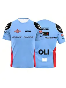 Motorcycle Street Racing T-Shirt Men's Summer New Breathable Casual Race Lovers Pramac Team No. 93 Rider Fans Uniform Tees