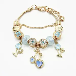 Yuki's Shop Mixed Dora Bag Bracelets - Finished Handmade Jewelry Craft, Bracelets Accessories for Beading DIY Enthusiasts, Handmade Bracelet