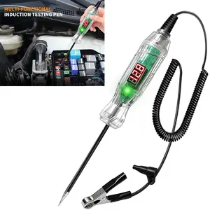 user-friendly design Automotive Test Light, 3-70V Digital LED Voltage Tester, Auto Circuit Tester with Voltmeter, Dual Polarity Indicator and Stainless, Bidirectional Electrical Voltage Test Pen for Car Truck SUV Checker