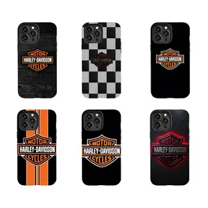 Black Motorcycle Cool Harley-Davidson Phone Case Protection, Shockproof For IPhone 17-11, Pro Max, Pro Plus, and Samsung S26 25 24 23 Safety Case
