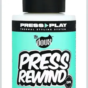 Doux Press Rewind Curl Retention Shampoo 8 fl oz - Press Play Thermal Styling System with Aloe Stem & Patau Oil for Textured Hair Care