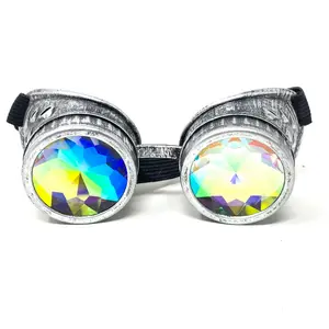 Steampunk Victorian Style Metallic Scientist Time Traveler Goggles