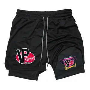 VP Racing Fuel The Summer Graphic Shorts, Athletic Wear Shorts, Regular Fit Casual Comfy Breathable Shorts for Daily Wear, Men's Shorts for Summer