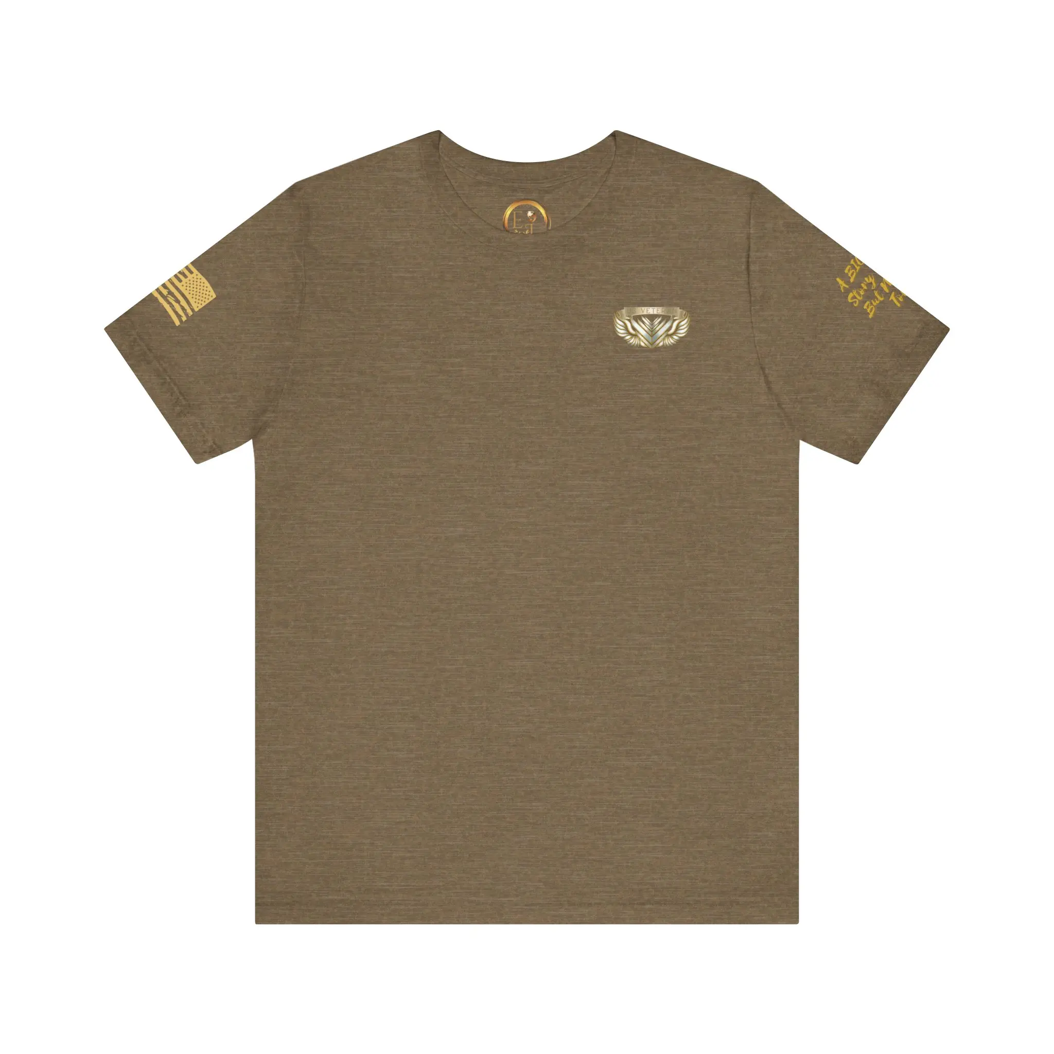 Essence Heather Olive Veteran Tee – Essence Black Collection
