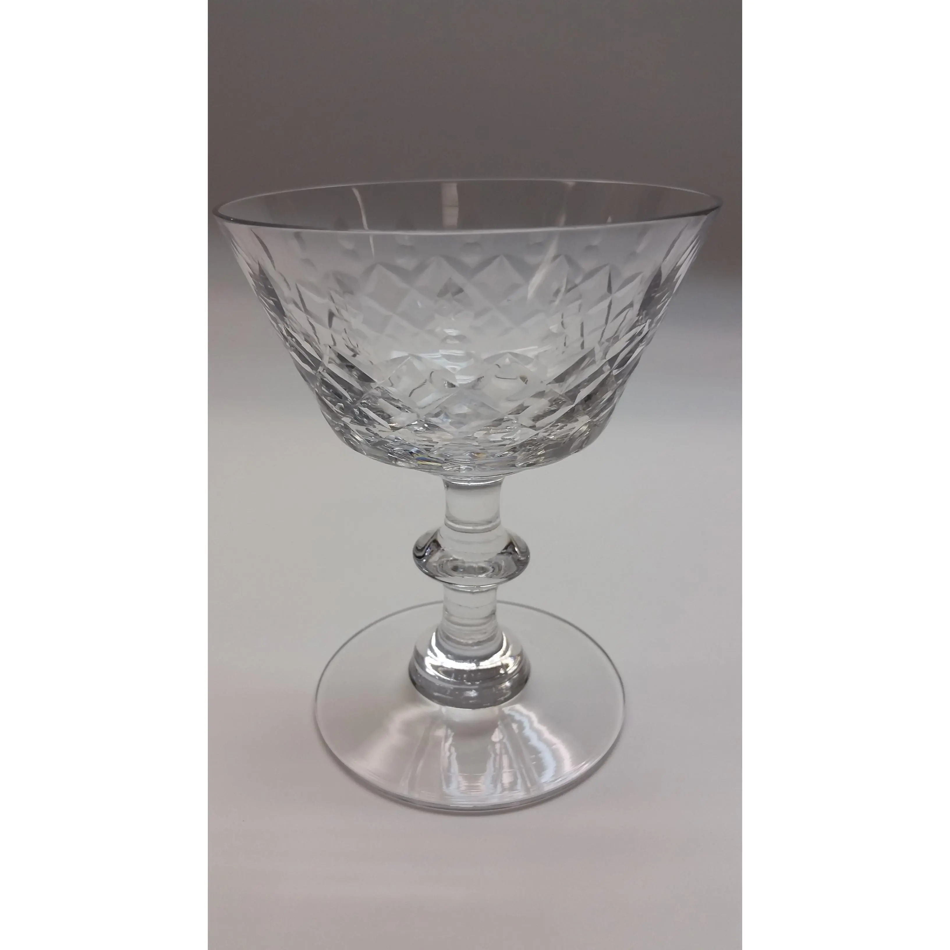 Heisey Maryland cut glass Dessert  stemware