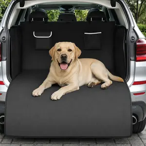 Waterproof Dog Car Trunk Cover with Storage Pockets, Non-Slip Heavy Duty 600D Oxford Fabric Cargo Liner, Full Protection Trunk Mat for Most Cars & SUVs #Summervibes