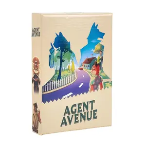 Agent Avenue Board Game English Version 2 Players Family Party Fun Tabletop Game for Friends