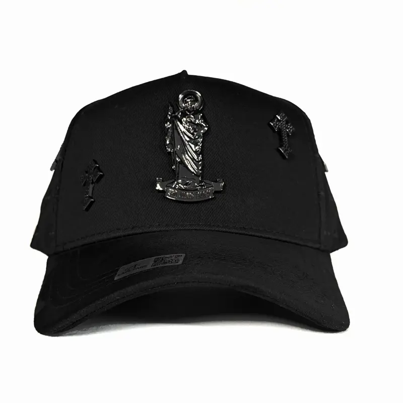 Premium quality hats San juditas cruzes black