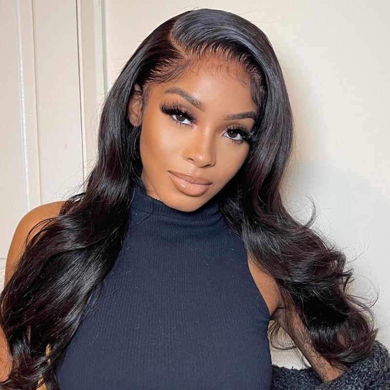 OQ HAIR Body Wave 9x6 HD Lace Wear Go Glueless Wigs Pre Cut Bleached Tiny Knots Lace Front Wigs Human Hair Plucked Natural Hairline