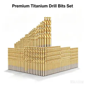 99PCS Drill Bit Set, High Precision Hardened Drill Bits, Multi-size Universal Design, Durable Wear Resistant, Easy Storage Portable, Suitable For Metal Wood Plastic Stone Drilling