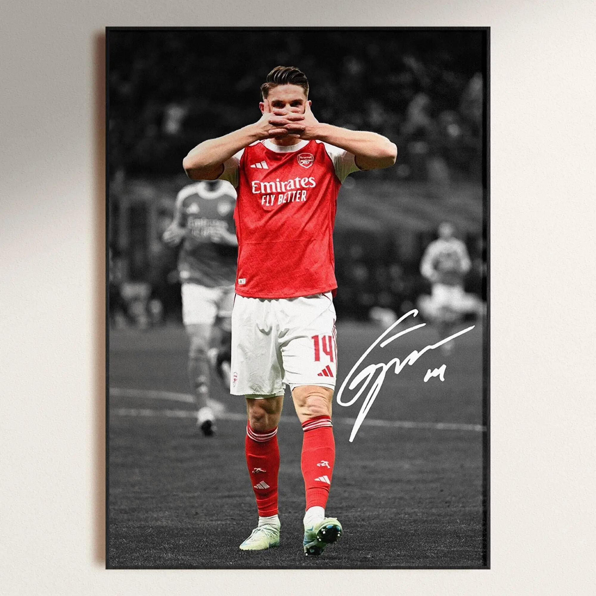 Viktor Gyokeres Poster Signed Football Poster, Soccer Decor, Arsenal Fan Gift( Unframed - Print Only )