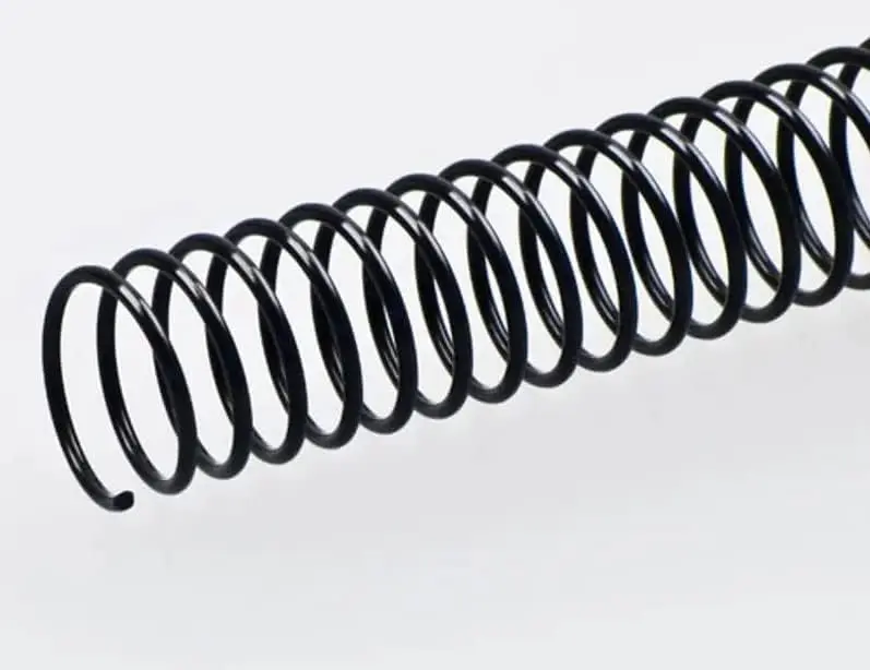 Plastic Spiral Binding Coils (100 Pack) - 4:1 Pitch, 12mm (90 Sheet Capacity) Lay-Flat Binder Accessories for Office Documents, Business Projects, Presentations, Engineer Papers, Letter Size, Durable, 360-Degree Rotation