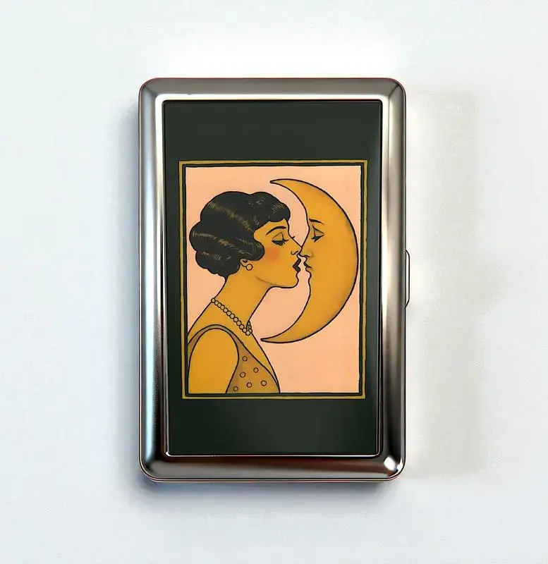 5 Styles Versatile Case - Vintage Style Versatile Metal Wallets Credit Card Case Women With RFID Protection Durable High-Polish Women Blocking Card Holder Men Credit ID Business Cards-Bat