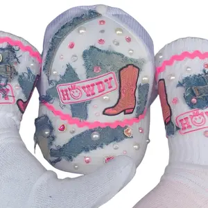 Trucker Hat Set with Junksocks for Zydeco Lovers - Includes Trucker Hat, Junksocks, and Accessories