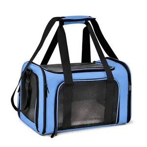 Bolsa portátil para mascotas, de viaje y transpirable.
