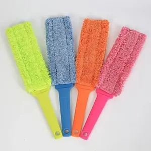 Washable Duster Plush Duster Brush Dusting Brush Reusable Hand Dusting Wand Portable Dust Brush With Removable Head For Home