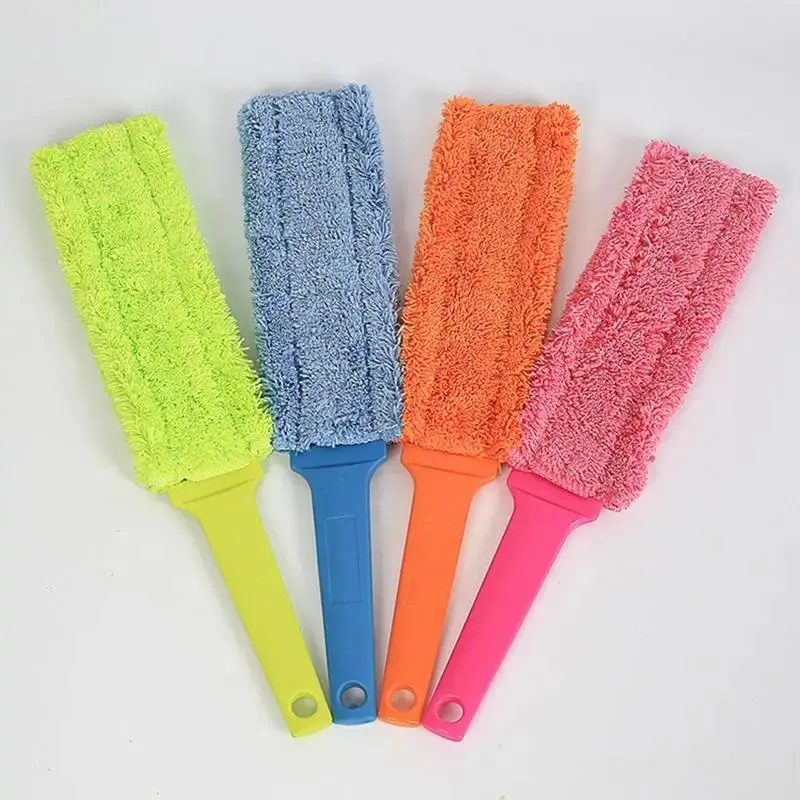 Washable Duster Plush Duster Brush Dusting Brush Reusable Hand Dusting Wand Portable Dust Brush With Removable Head For Home